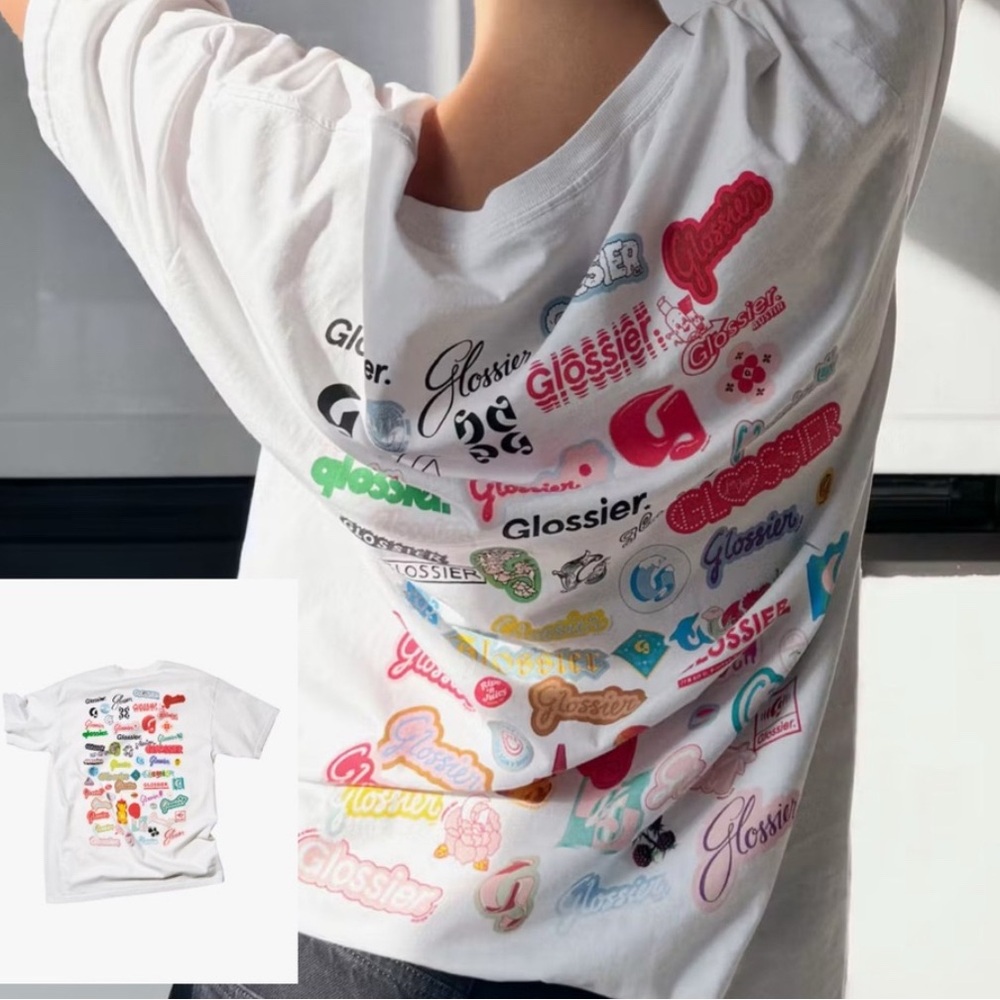 Glossier Birthday Tee- NWT